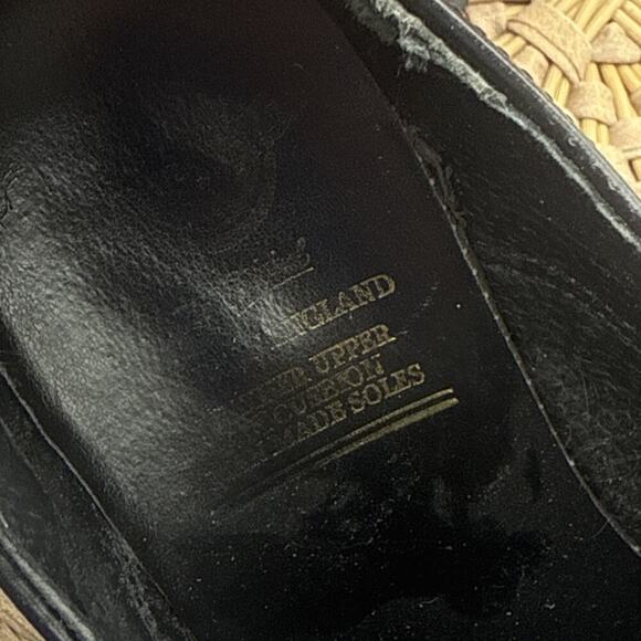 The Original Dr. Martens Shoes Oxford MADE IN ENGLAND Black Size 5 8782 Leather
